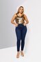 Women 1984 Slandy Skinny Fit Stretchable High Waist Jeans, Mid Blue - 3