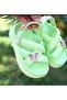 Girl Sandals Shiny Butterfly Stone Non-Slip Sole Phylon (Light) Sandals - 2