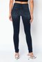 Women Skinzee-Ne Super Skinny Distressed Jeans, Navy - 4