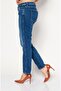 Kadın Slim Fit Esnek Kot، Mavi - 3