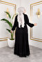Lace Dress with Lace Trim - 2