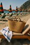Medium Size Natural Straw Beach Bag - 2