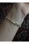 Colorful Stone 7 Element Melis Goral Steel Bracelet Model - 2