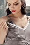 Women's Strappy Stretchy Viscous Fabric Maternity Nightgown 13127 - 4