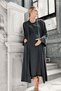Women's Long Sleeve Cotton Flexible Maternity Dressing Gown Nightgown Set 13400 - 5