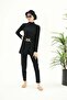 Fulya Chain Detailed Double Design Hijab Suit Swimsuit