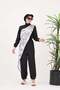 Ocean White Angel Pattern Design Textile Parachute Fabric Jumpsuit Swimsuit