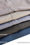 Men's Indigo Blue Pocket Summer Straight Linen Trousers - 5