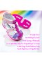 Orthopedic Baby Girl and Child Sandals Rainbow Series Fuchsia White Pink Gku2404B - 2