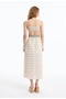 Ethnic Print Cut Out Detailed Dress - 5