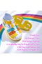 Orthopedic Baby Girl and Kids Sandals Rainbow Series White Yellow Green Gku2404B - 2