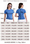 Crop Slim Fit Cotton Lycra T-Shirt-Dark Blue - 5
