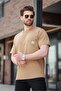 Cappuccino Pocket Crew Neck Basic T-Shirt E7149 - 4