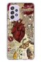 جراب سيليكون شفاف متوافق مع هاتف Galaxy A72 Vampire Diaries Vintage