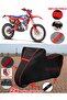 Beta Rr 300 2t Enduro Racing Tarp Black Motorcycle Tarpaulin Engine Cover Tent (Red Stitched)