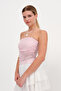 Strapless Patterned Blouse B17240-F3 - 4