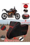 KTM 1290 Super Duke R Tarpaulin BLACK Topcase Rear Bag Compatible Motorcycle Tarpaulin (Red Stitched)