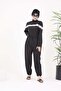 Floria White Striped Design Hijab Parachute Modest Jumpsuit Swimsuit - 2