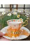 Steps Porcelain Hand Decor Painting Coffee Cup Set
