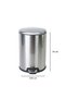 M-E49-30-06 Cigo Pedallı Çöp Kov. 12Lt - 4