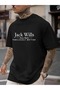 تي شيرت رجالي مقاس كبير "Jack Wills" - نسيج ناعم ومريح يسمح بمرور الهواء