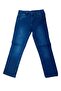Taşlanmış Dark Blue Children's Jeans Full Lycra Waist Is Internally Rubber Adjustable...