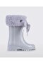 W10239-250 Campera Charol Soft Children's Rain Boots Gray - 3