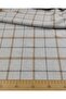 Knitted Jacquard Soft Plaid in Beige Gray Brown Colors, Width: 160 cm - 2