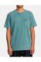 Avykt00135-Bqh0 Manic Tie Dye Crew Men's Sports T-Shirt Blue - 2