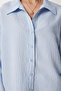 Striped Flowy Viscose Shirt Sky Blue Lcr0074 - 5