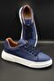 Men's Navy Blue Sneaker Shoes | Lightweight Sole, City Style, Casual Casual - 3