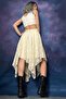 Ecru lace asymmetric skirt - 3
