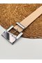 Mirrored Buckle Women's Belt, Pantalon Belt, Jacket Belt, Dress Belt, Shirt Belt - 2