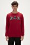 سويت شيرت Bad Convex Crewneck للرجال - أحمر كلاريت