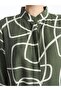 Judge Collar Patterned Women's Shirt Tunic (S5) - 3