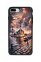 Matte Black Case Compatible with iPhone 7 Plus – Soft Silicone, Protective, Shock Absorbing Cover