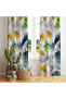 Decorative Luminous Floral Background Curtain – Sophisticated & Original Design 140X260 cm Single Wing - 4