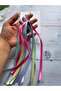 Rainbow Colorful Ribbon Dance and Show Bracelet - 3
