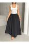 Women's Square Collar Thick Strap Decorated Daily Maxi Dress G4400