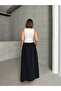 Women's Square Collar Thick Strap Decorated Daily Maxi Dress G4400 - 4