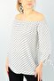 Women's White Cream Tied Sleeve Woven Blouse - 2
