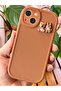 iPhone 15 Case Designed with Patterned Camera Protection, Teddy Bear and Rabbit Soft Silicone Cover - 6