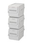 Mt-40 S-Box 8 Liter 3-Purpose Organizer Organizer Gray (3*8Liter) - 3