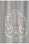 Linen Look Embroidered Panel Curtain 9145-02-392 - 4
