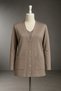 Women's Mother Thin Combed Cotton Seasonal Short Model Pocket Buttoned Front Jacket Short Cardigan