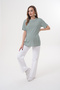 Crew Neck Short Sleeve Striped Maternity and Maternity T-Shirt - 2
