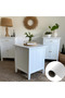 Matte White Color Furniture and Cabinet Covering Foil 100 cm X 5 Meters - 5