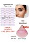24Pcs Reusable Eyebrow Stencil Shaper Eye Face Makeup Sponge Kit Eyebrow Molds Accessory