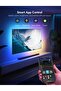 TV LED Backlight Strip, RGBIC Smart LED Backlight for 40-50 inch TVs, Music Sync, Wi-Fi Blueto - 5