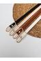 Set of 4 Thin Long Gold Buckle Women's Belt, Pantalon Belt, Jacket Belt, Shirt Belt - 4